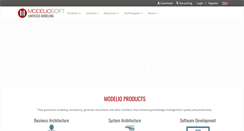 Desktop Screenshot of modeliosoft.com